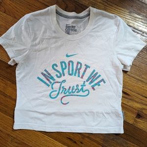 Cute cropped Nike baby tee